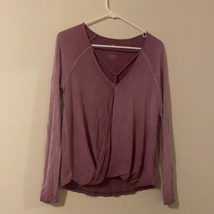 Soft & Sexy American Eagle long sleeve. Size XSmall. Deep V.